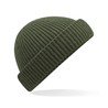 Winter hat - MOD. B383R:Olive Green, 52% polyester / 47% acrylic / 1% elastane, One Size